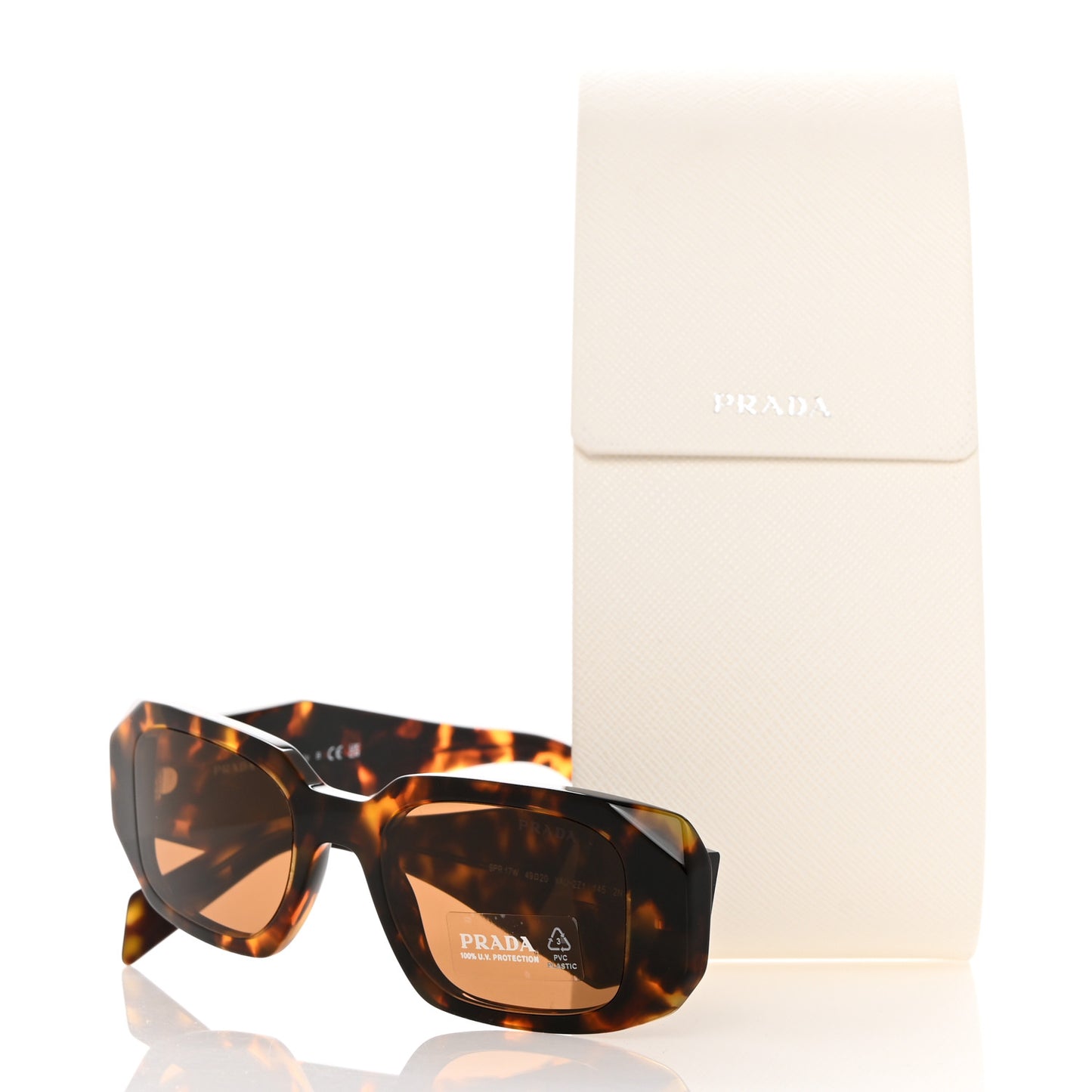Acetate Symbole Sunglasses SPR 17W Havana