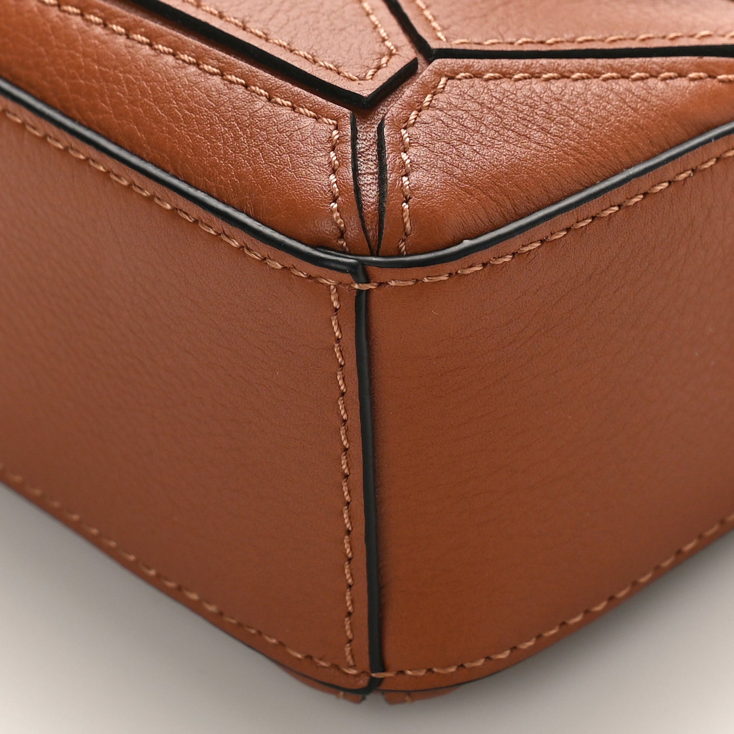 Calfskin Nano Puzzle Bag Tan
