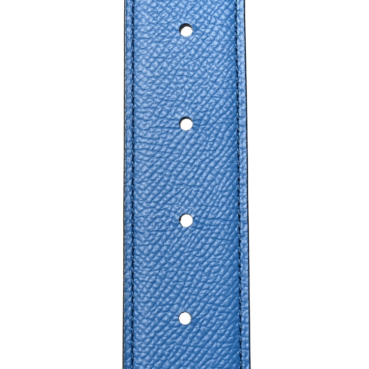 Epsom 32mm H Belt 80 Bleu Frida Etoupe
