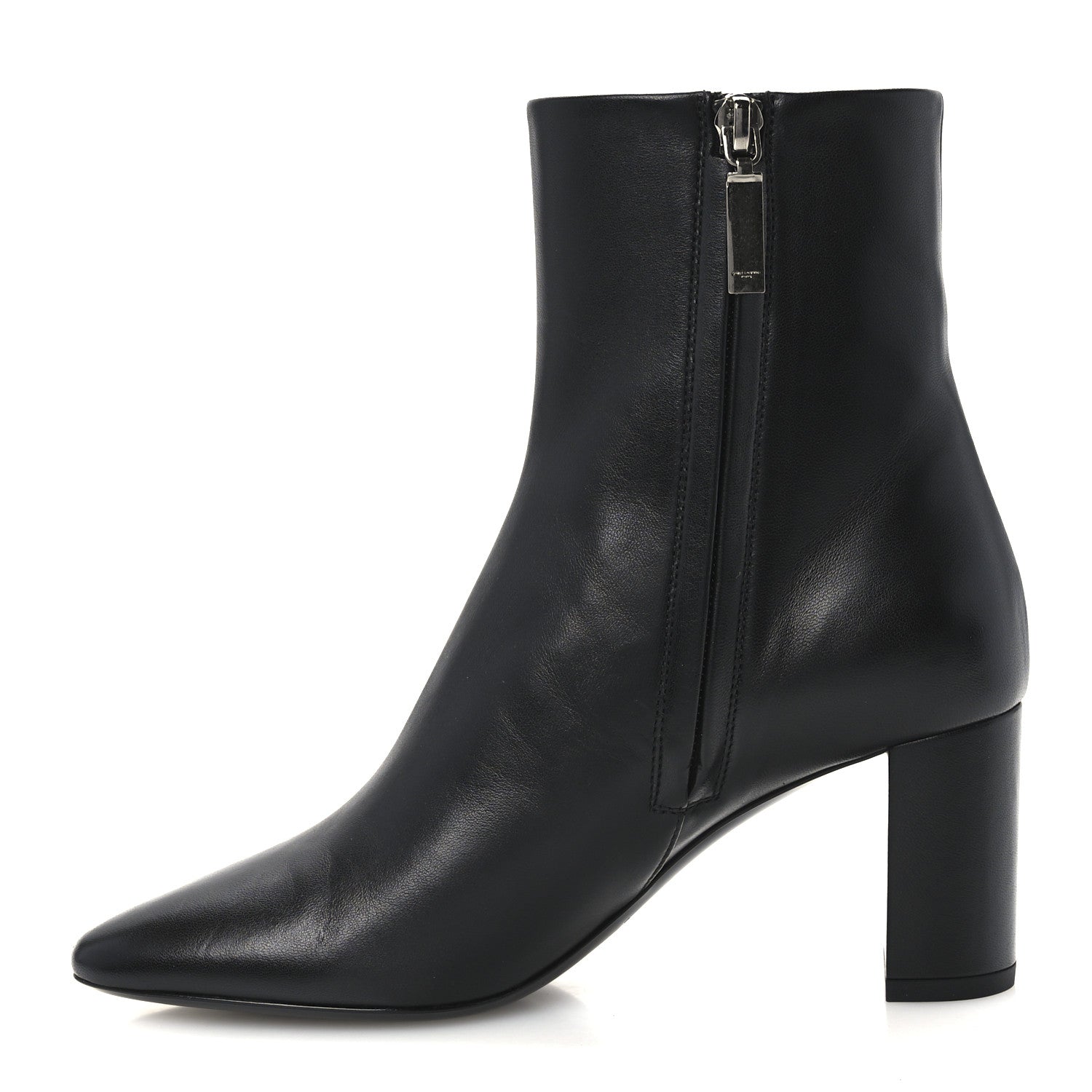 Saint Laurent Nappa Vendome Loulou Ankle Zip Boot 36 Black 1984060