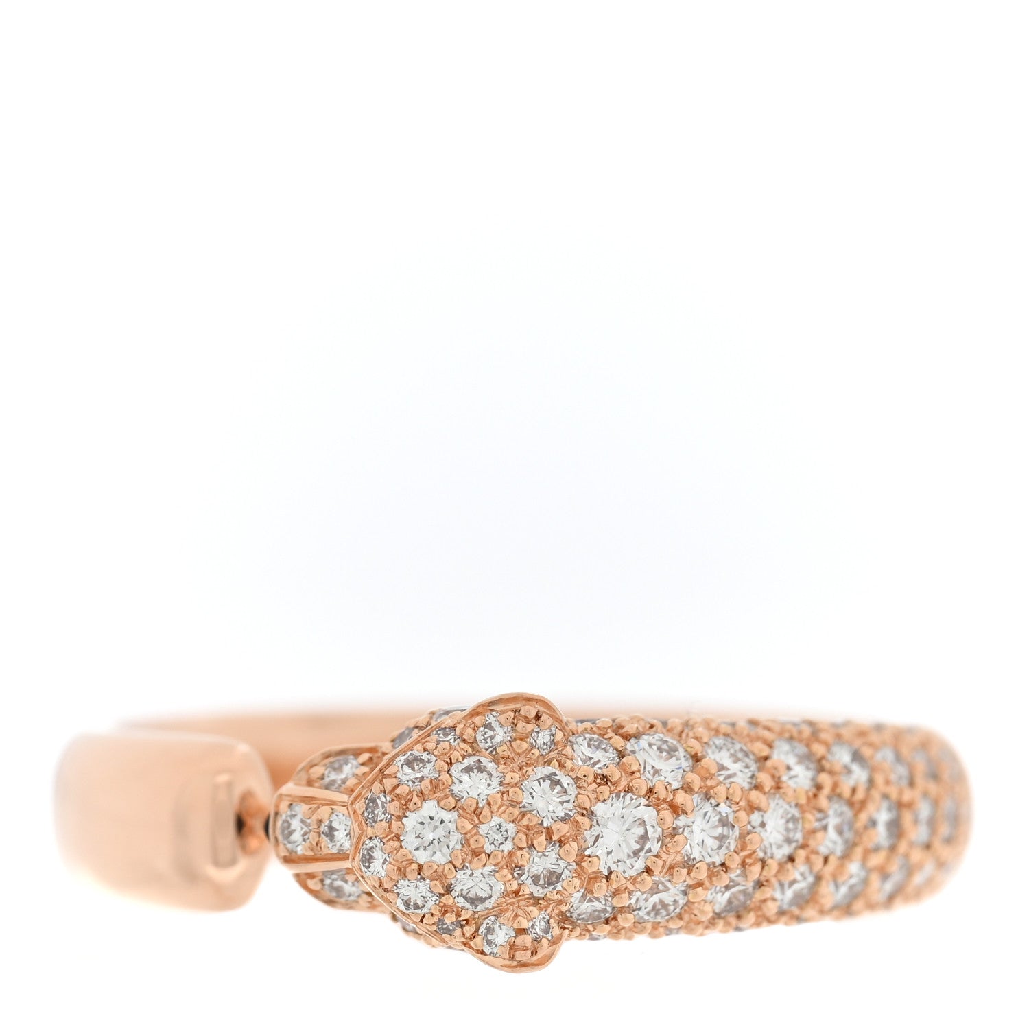 Cartier 18K Pink Gold Diamond Emerald Onyx Panthere De Cartier