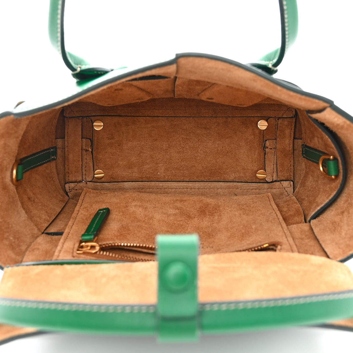 French Calfskin Maxi Intrecciato Arco 33 Racing Green
