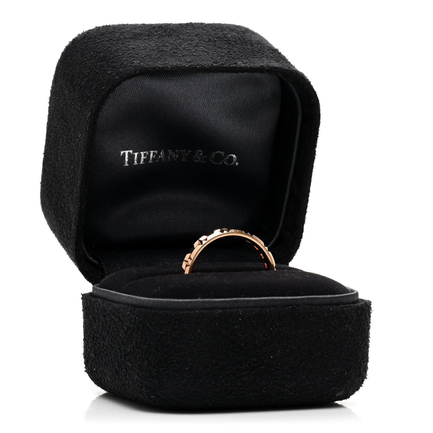 18K Rose Gold Narrow T True Ring 52 6