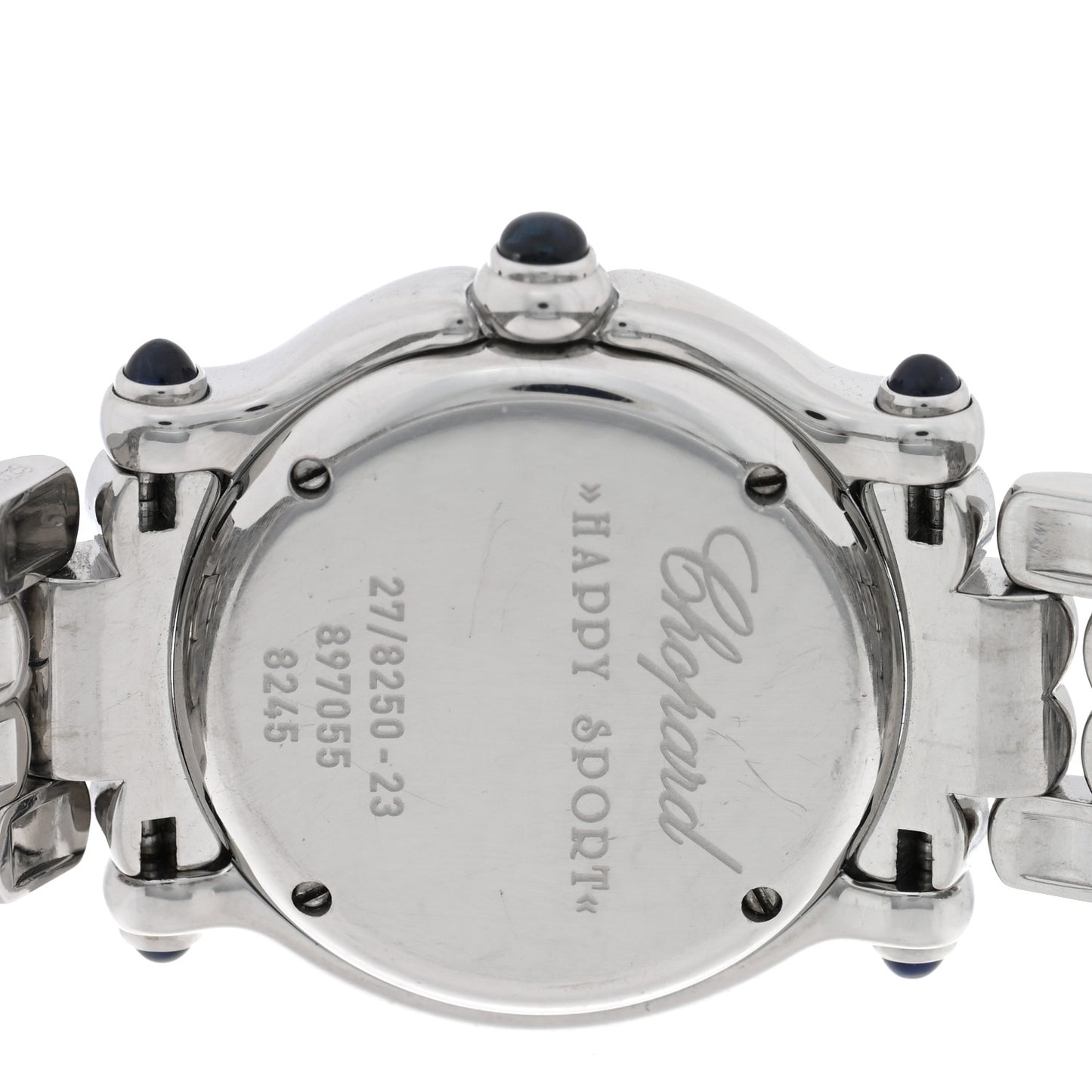 Stainless Steel 5 Diamond 26mm Happy Sport Quartz Watch Pink