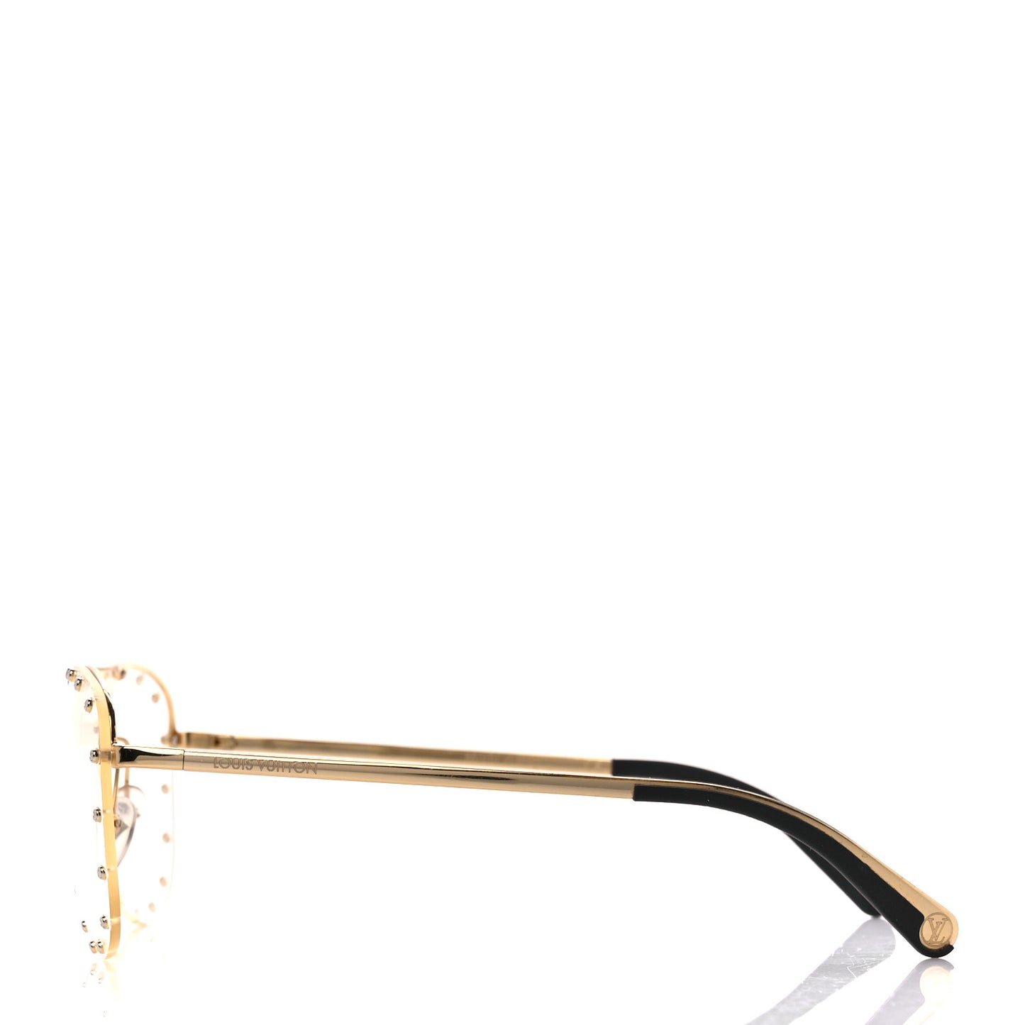 Metal The Party Aviator Anti Blue Light Sunglasses Z0997W Gold
