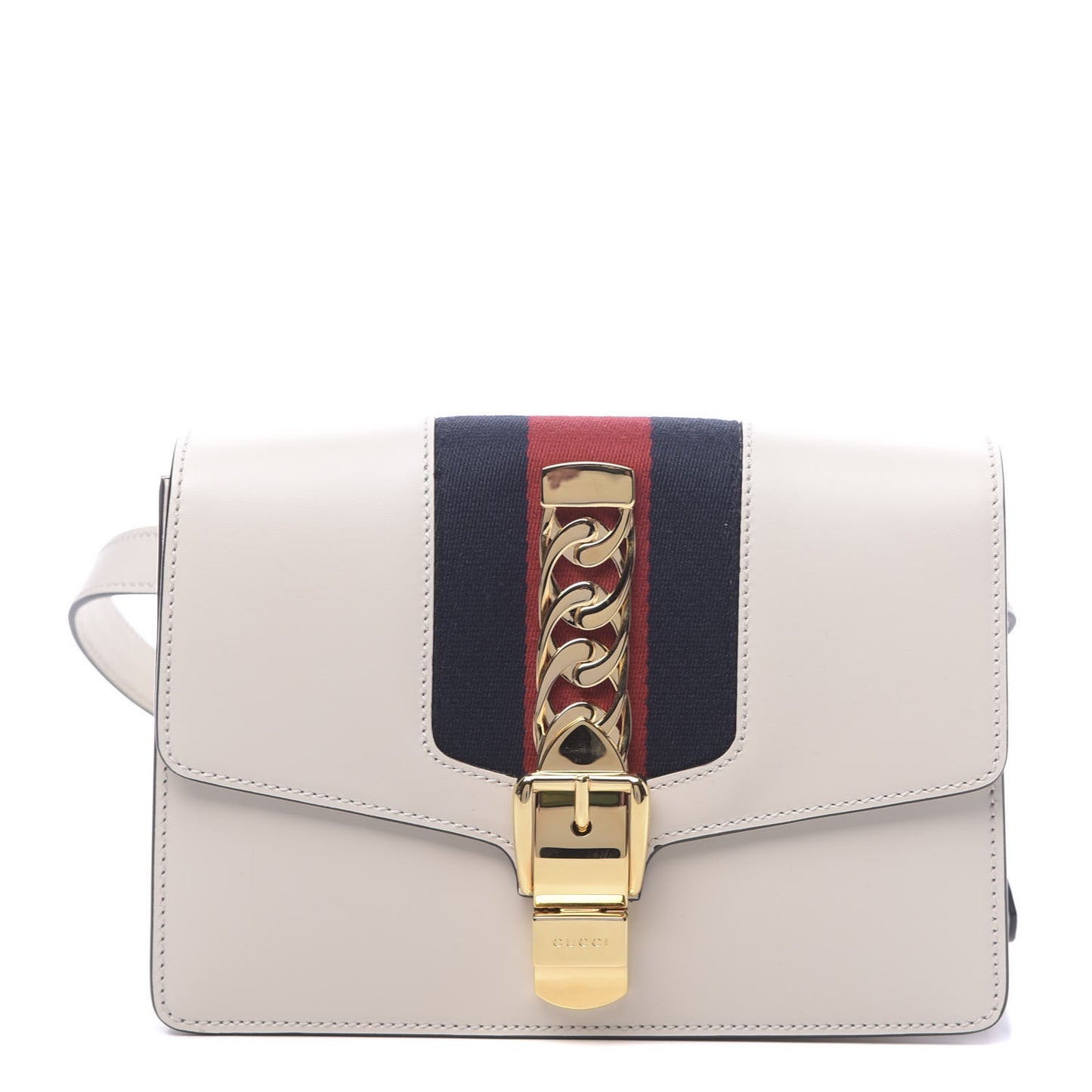 Calfskin Sylvie Belt Bag Off White