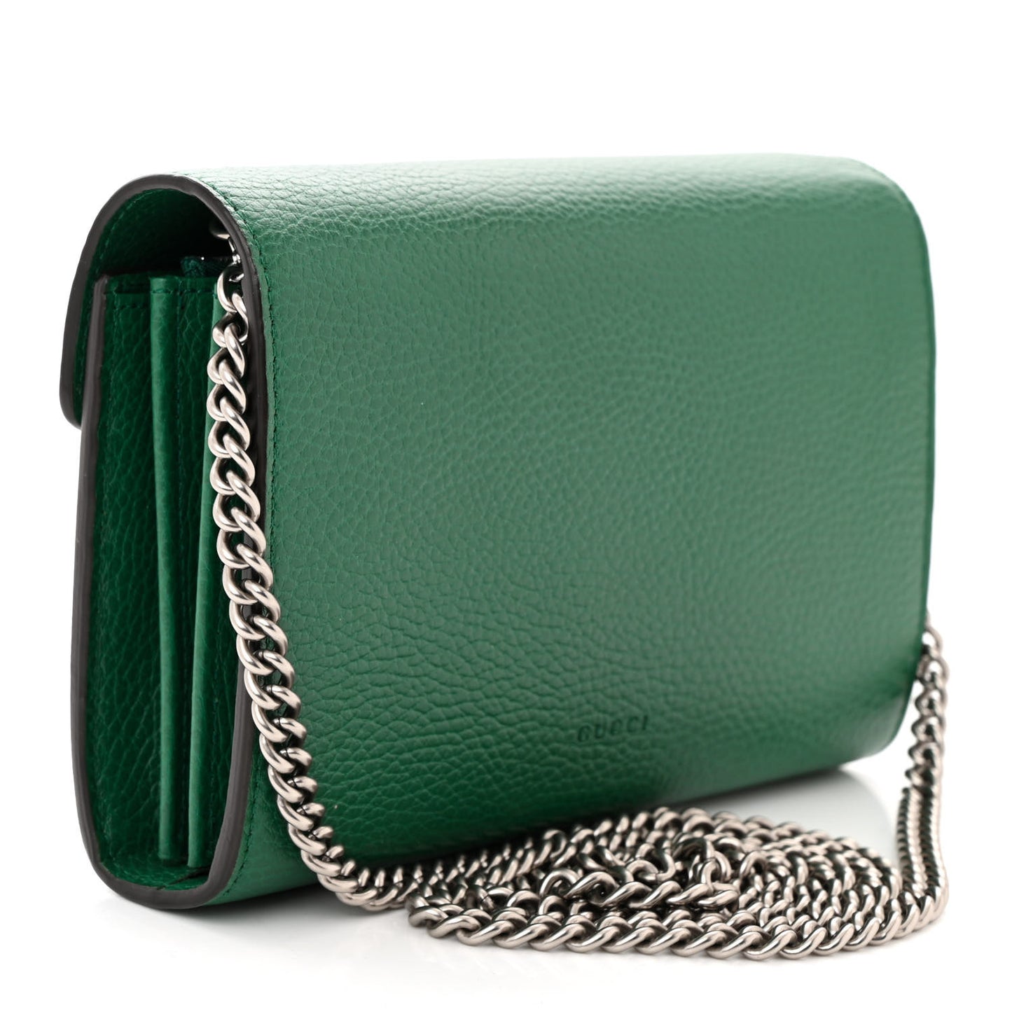 Calfskin Mini Dionysus Chain Wallet Emerald