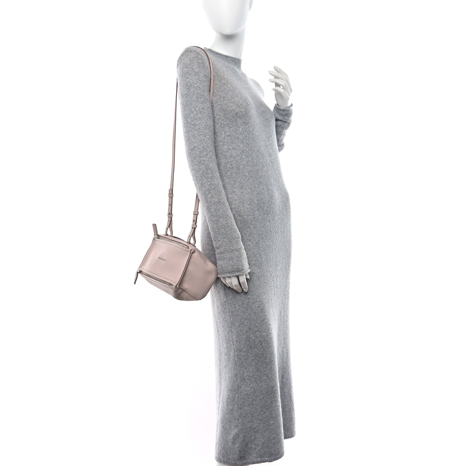 Givenchy Sugar Goatskin Mini Pandora Nude Pink 2 of 9