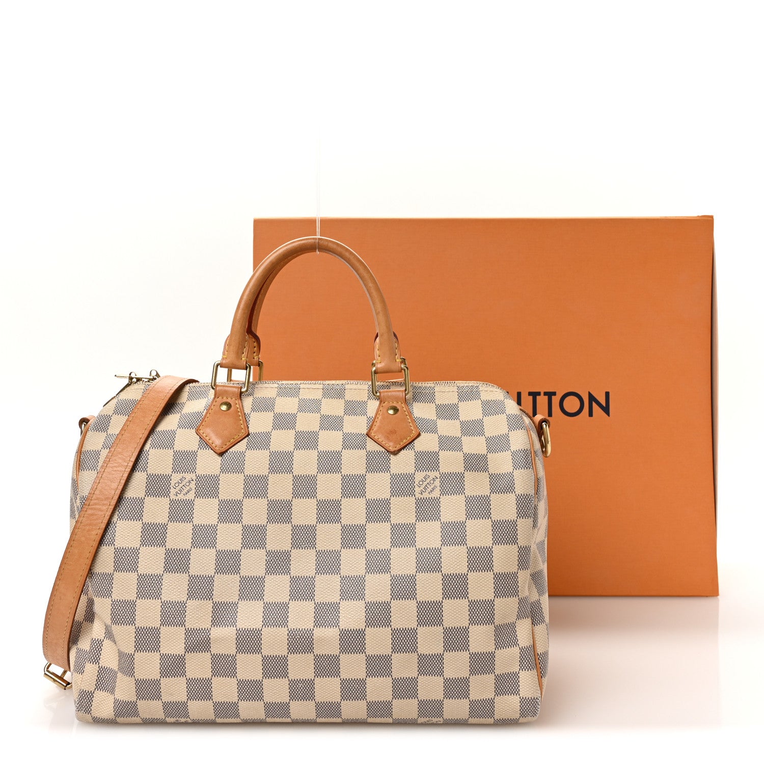 Louis Vuitton Damier Azur Speedy Bandouliere 30 11 of 11