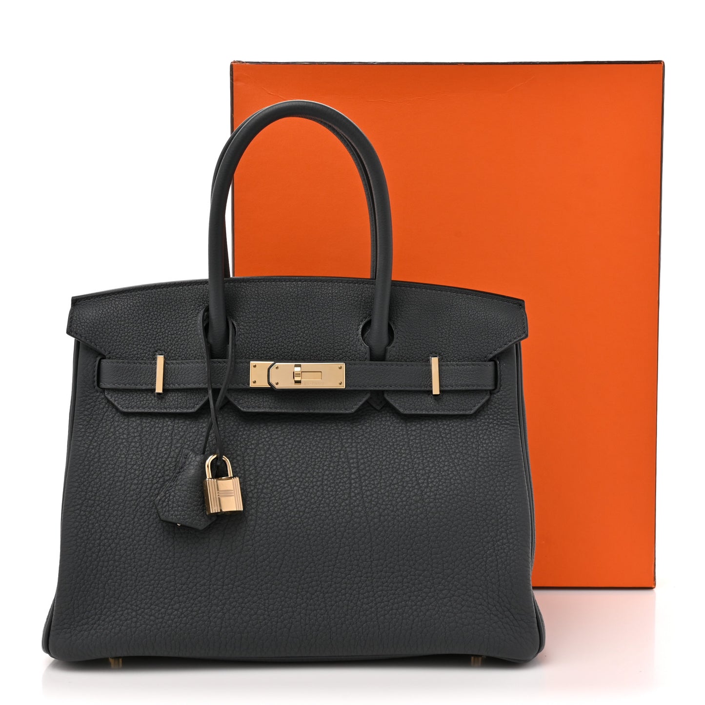 Togo Birkin 30 Gris Misty