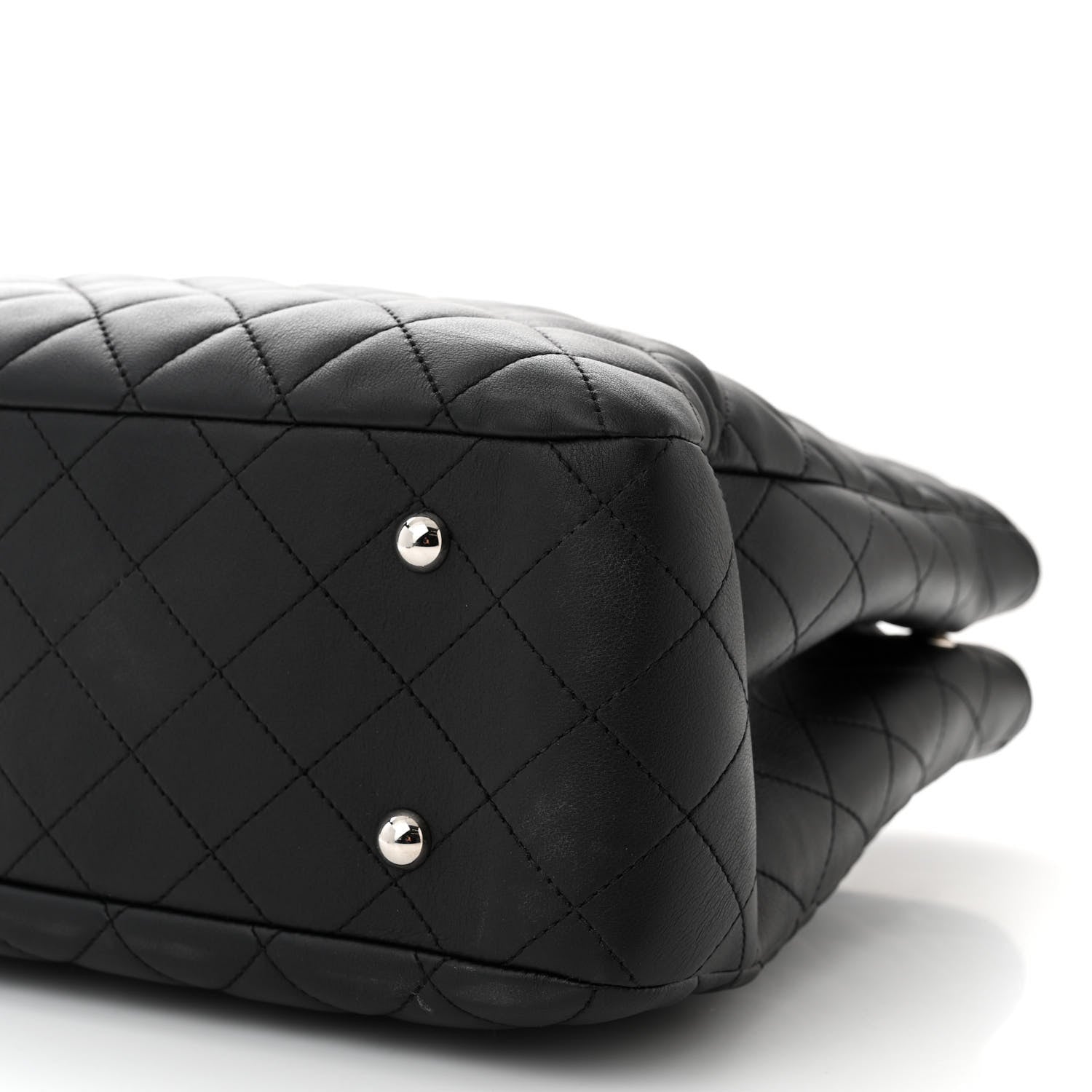 Chanel Calfskin Quilted Large Classic Shopping Tote Black 10 of 10