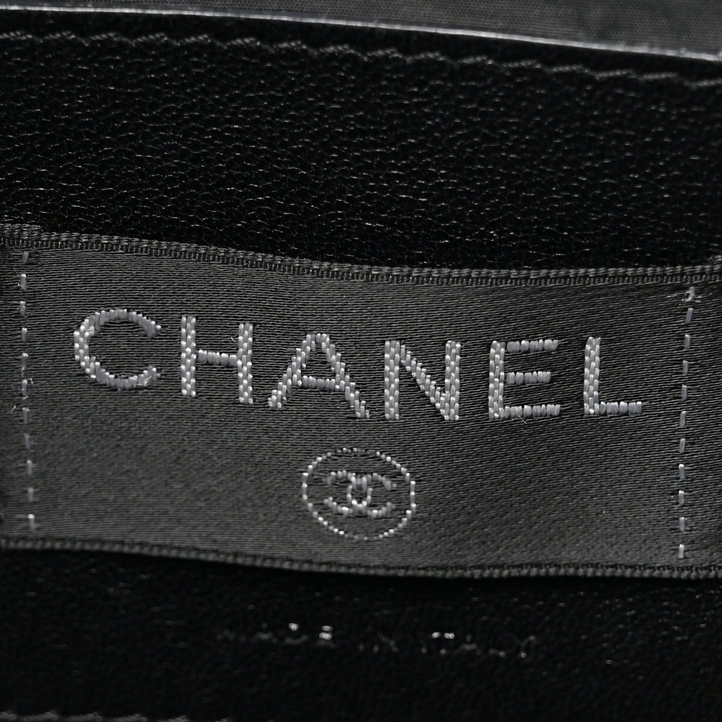 Nylon Tweed Coco Neige Messenger Bag Black