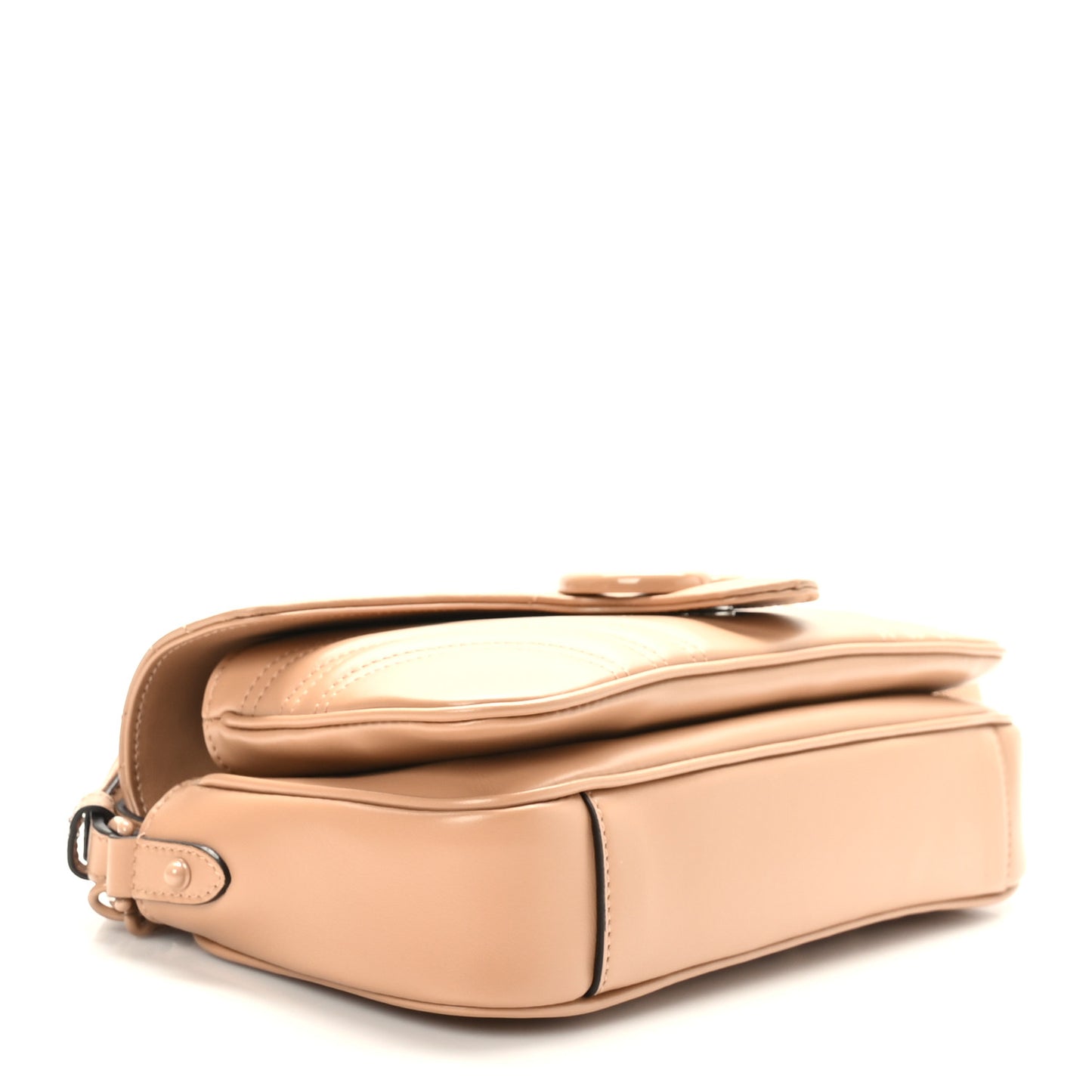 Calfskin Matelasse Monochrome GG Marmont Crossbody Shoulder Bag Camelia Winter Rose