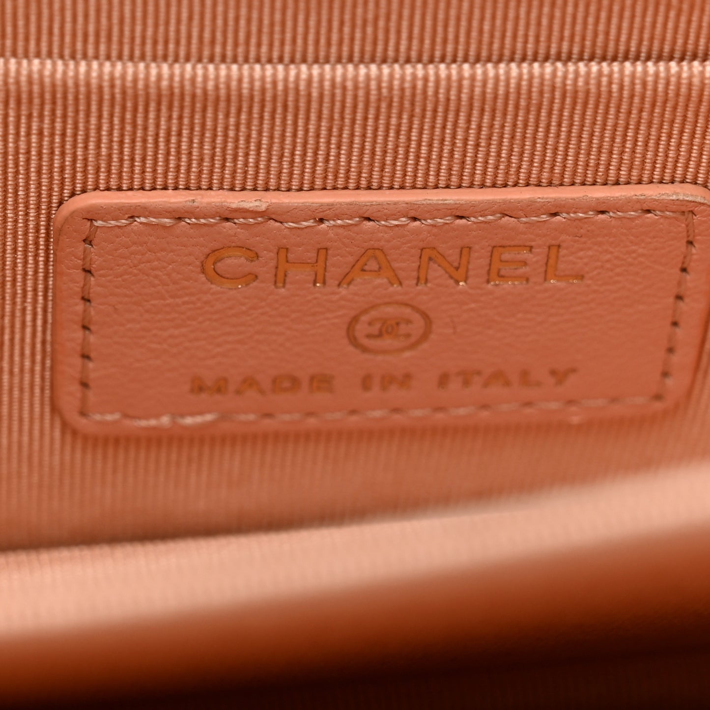 Lambskin Quilted Mini Wallet On Chain WOC Light Pink