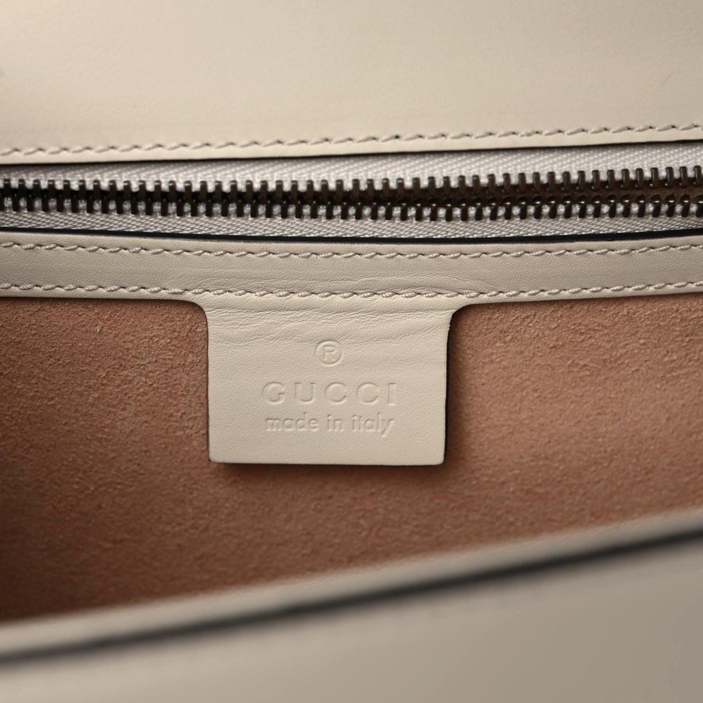 Calfskin Sylvie Web Queen Margaret Shoulder Bag White