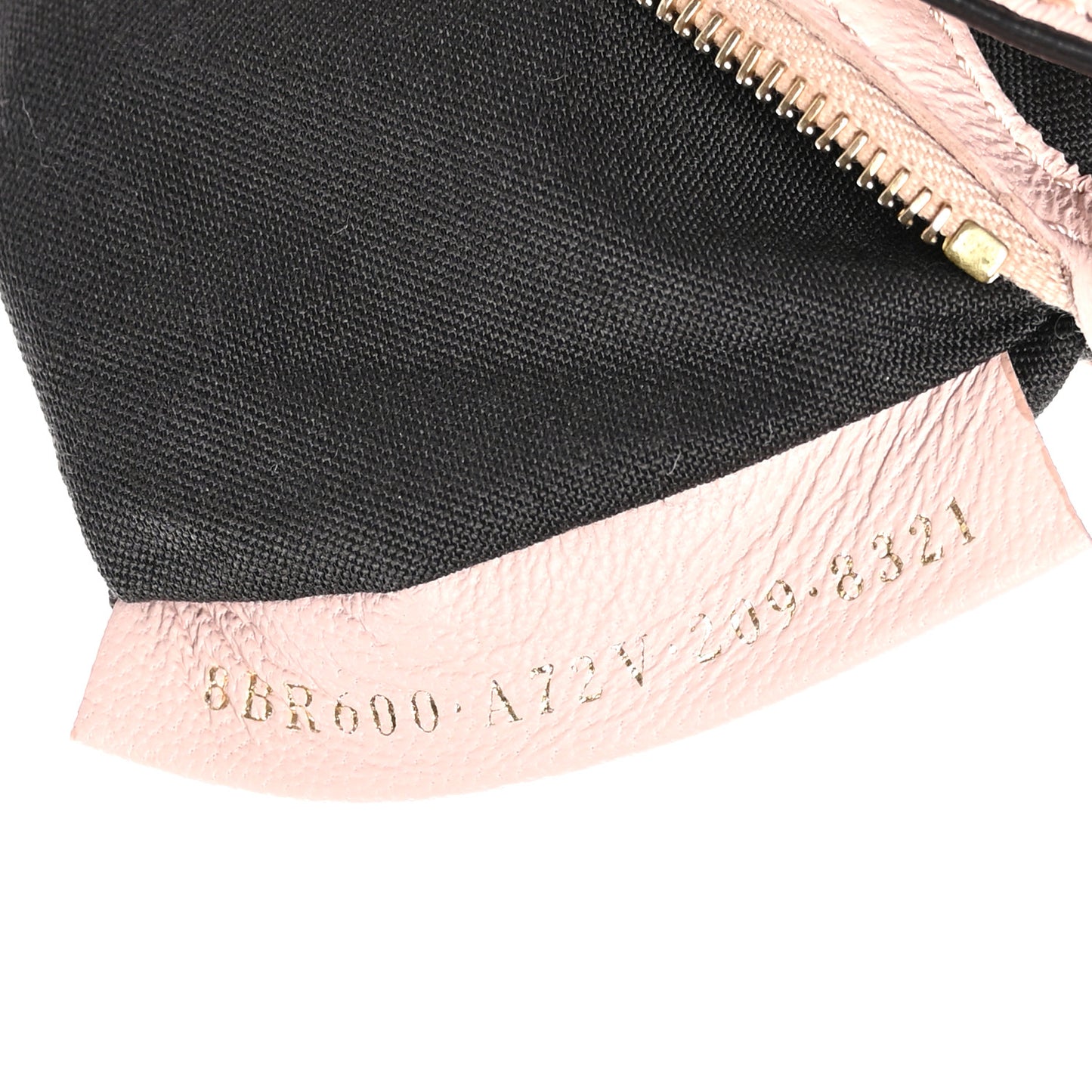 Nappa FF 1974 Embossed Baguette Rosa Bourbon