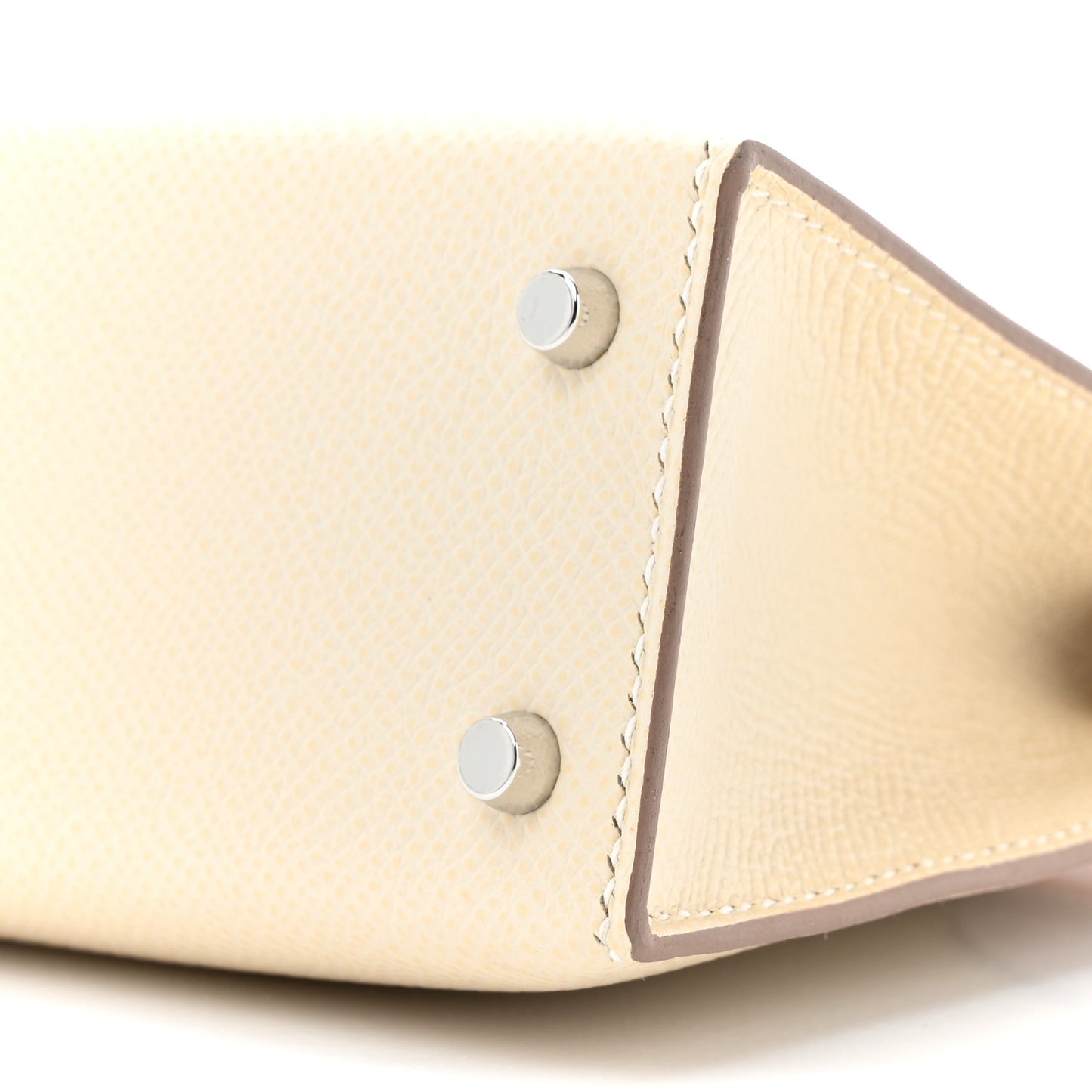 Epsom Mini Kelly Sellier 20 Craie Mauve Pale Gold