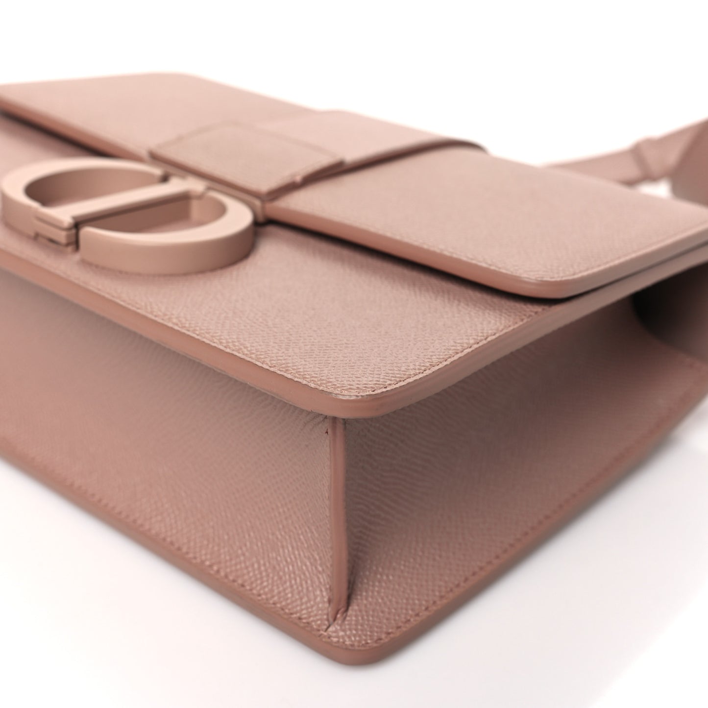 Ultra Matte Grained Calfskin 30 Montaigne Flap Bag Fard