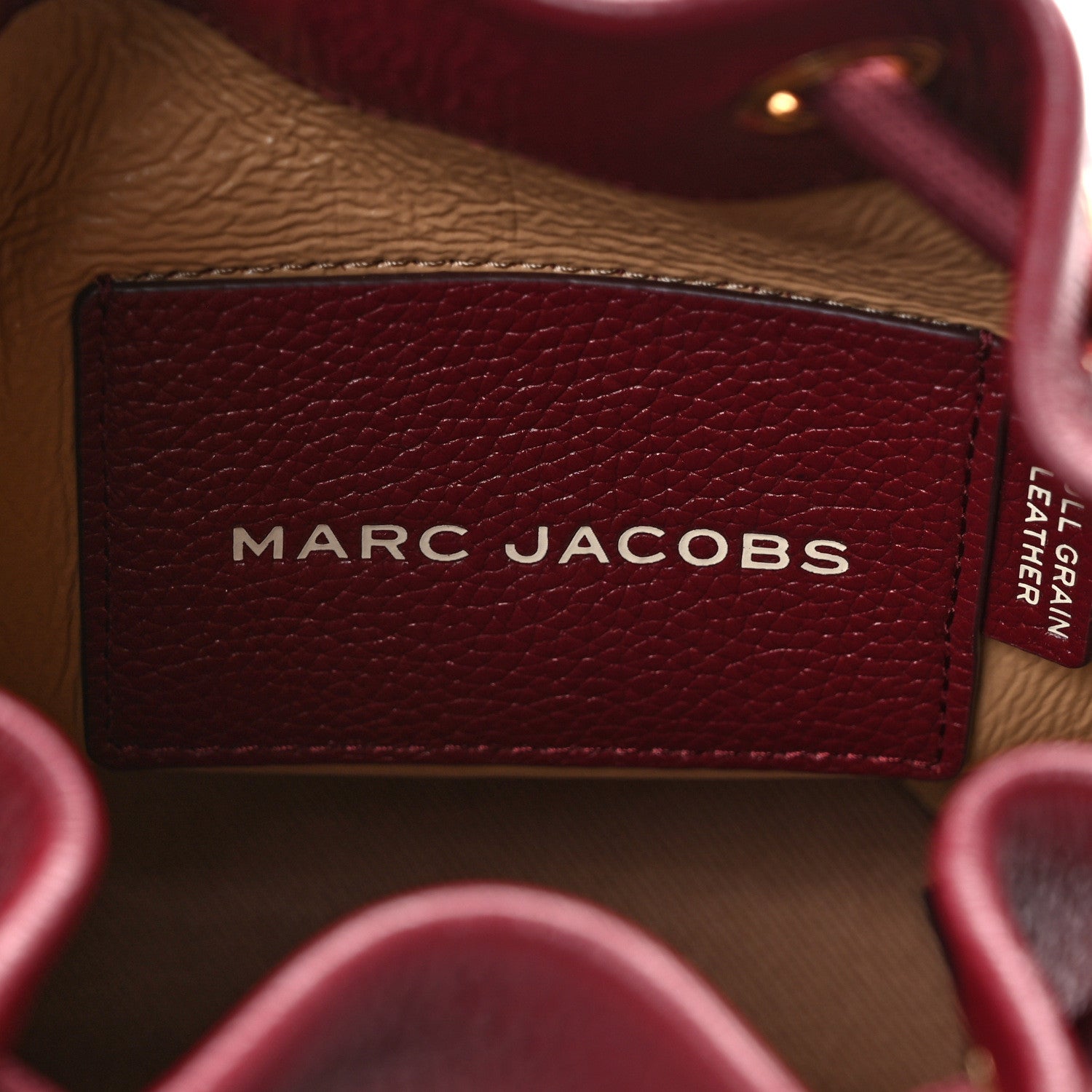 Marc Jacobs Grained Calfskin The Bucket Bag Chianti 6 of 12