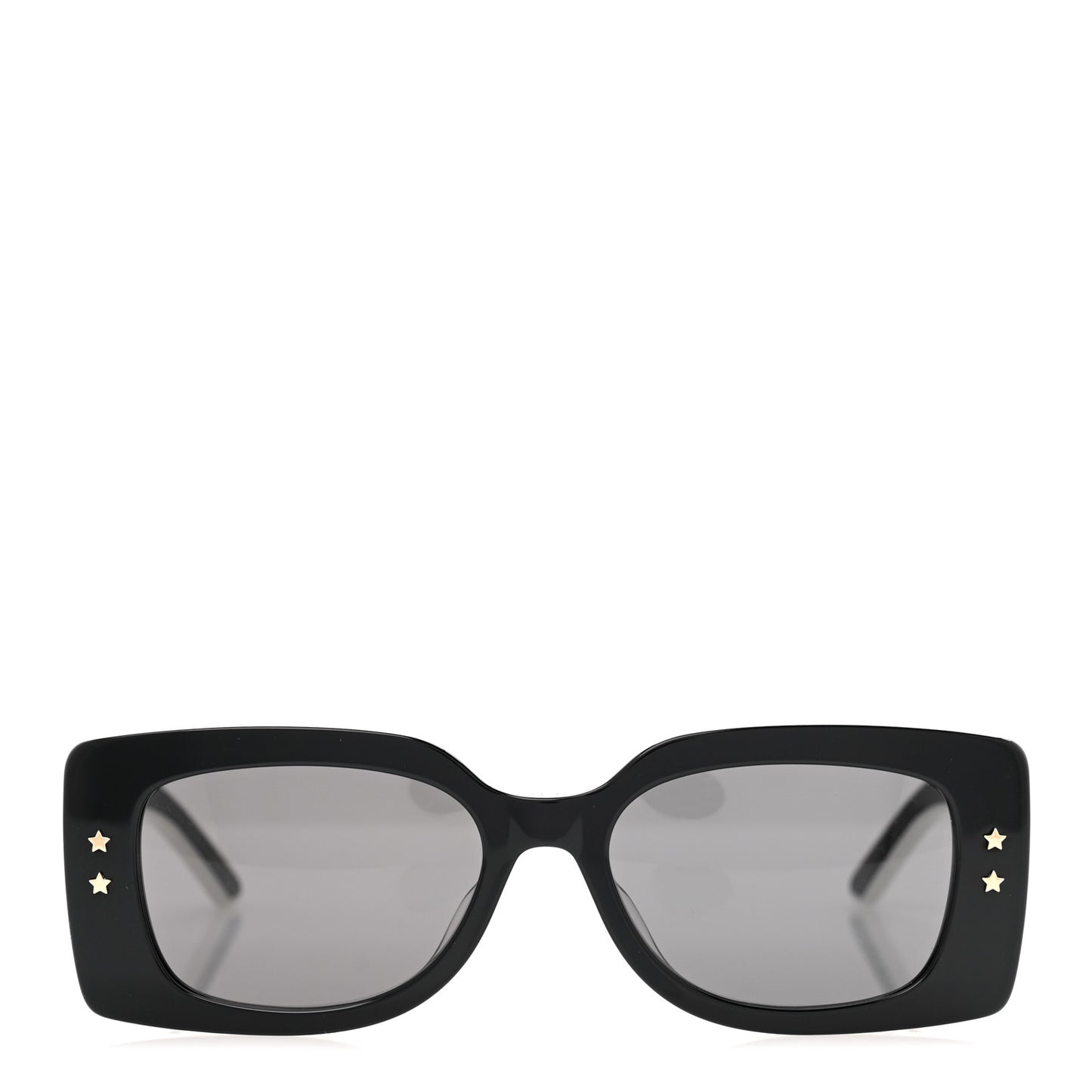 Diorpacific S1U Square Sunglasses Black White