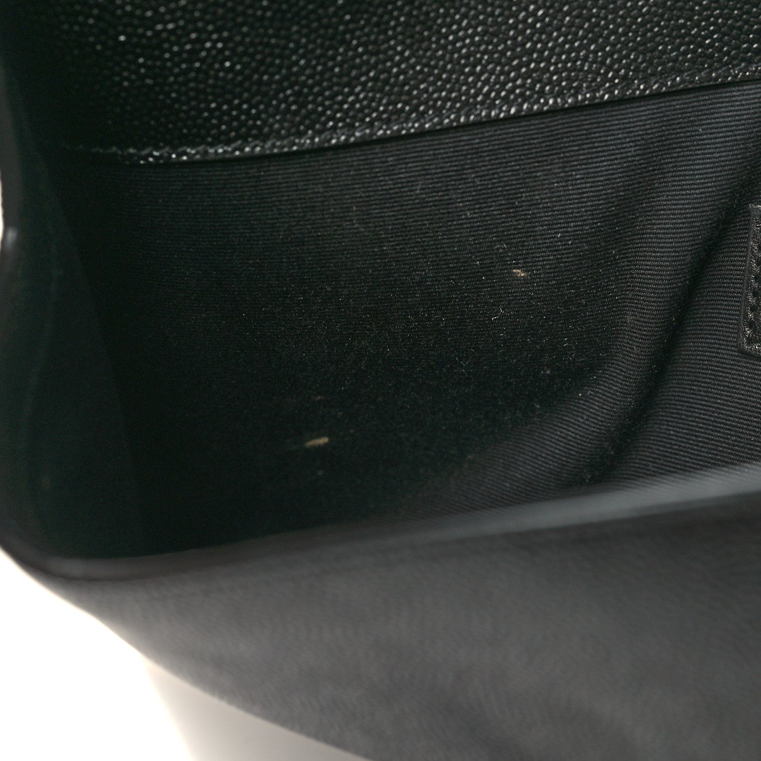 Saint Laurent Grain De Poudre Uptown Pouch Black 11 of 11
