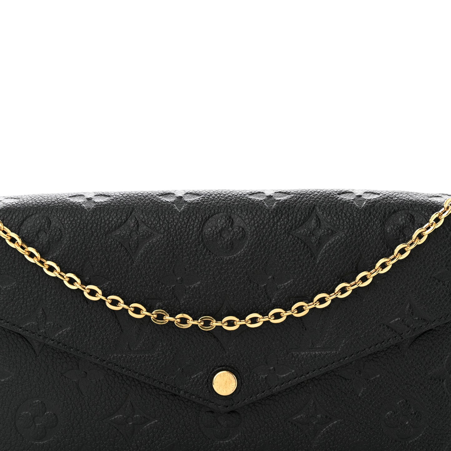 Empreinte Pochette Felicie Chain Wallet Black