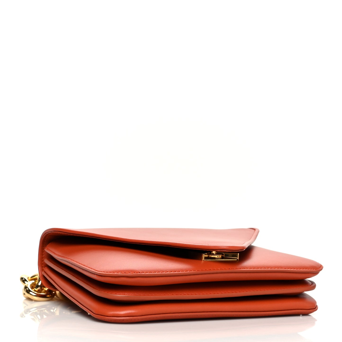 Calfskin Mount Envelope Bag Maple