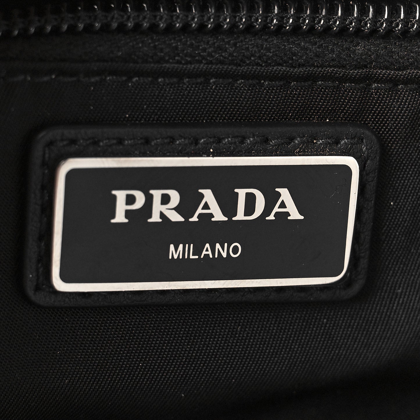 Tessuto Nylon Saffiano Travel Backpack Black