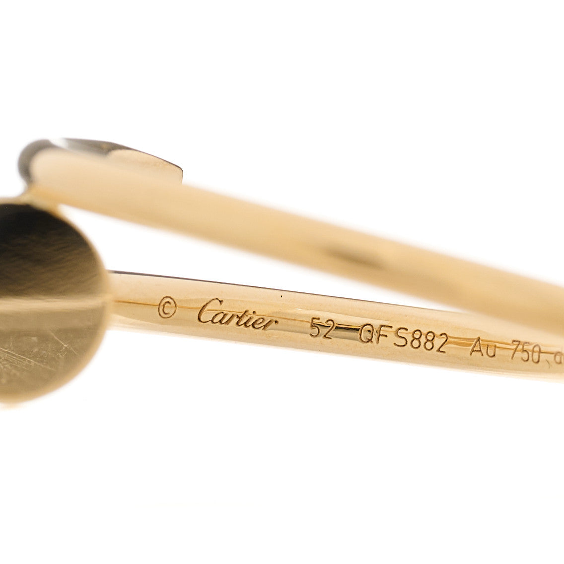 18K Yellow Gold Small Juste Un Clou Ring 52 6