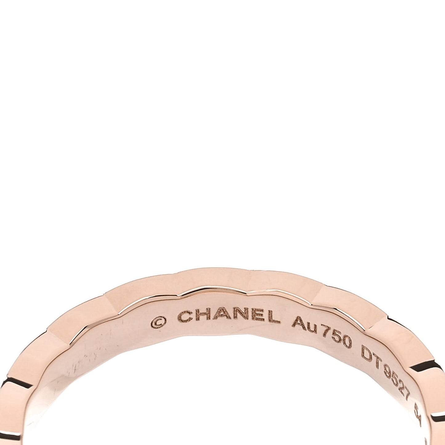 18K Beige Gold Mini Coco Crush Ring 54 6.75
