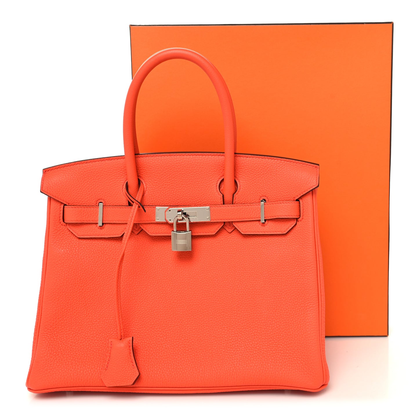 Togo Birkin 30 Orange Poppy