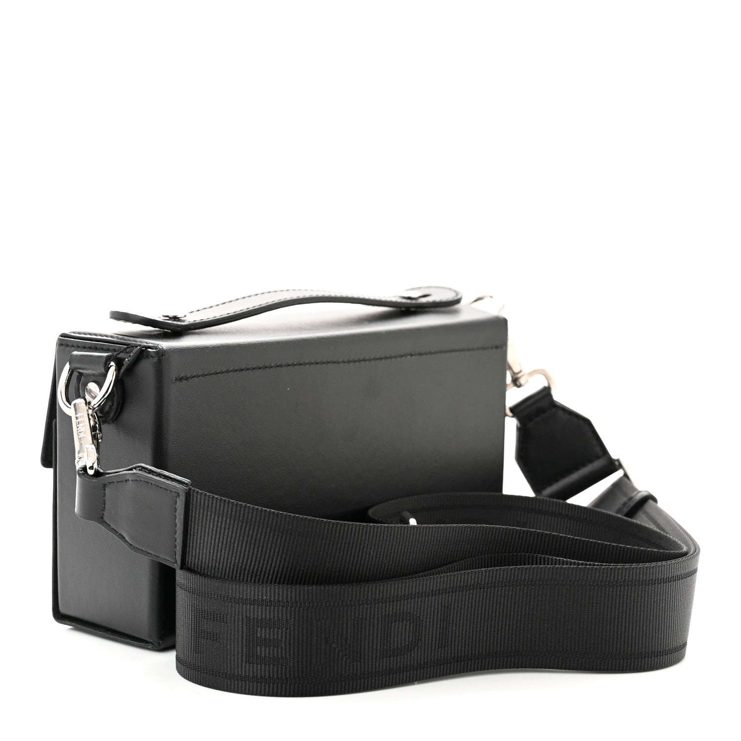 Fendi X MARC JACOBS Nappa Logo Baguette Soft Trunk Bag Black 2 of 10