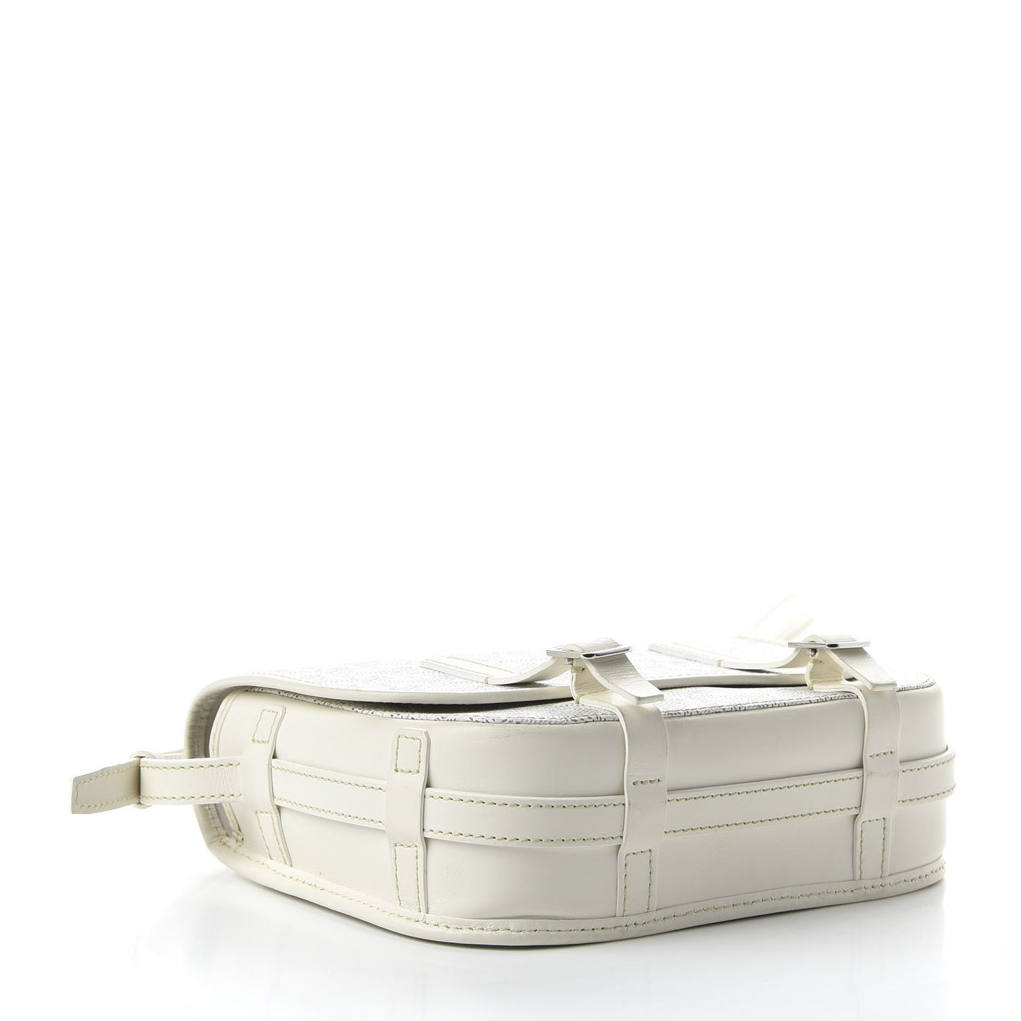 Goyardine Belvedere PM Messenger Bag White