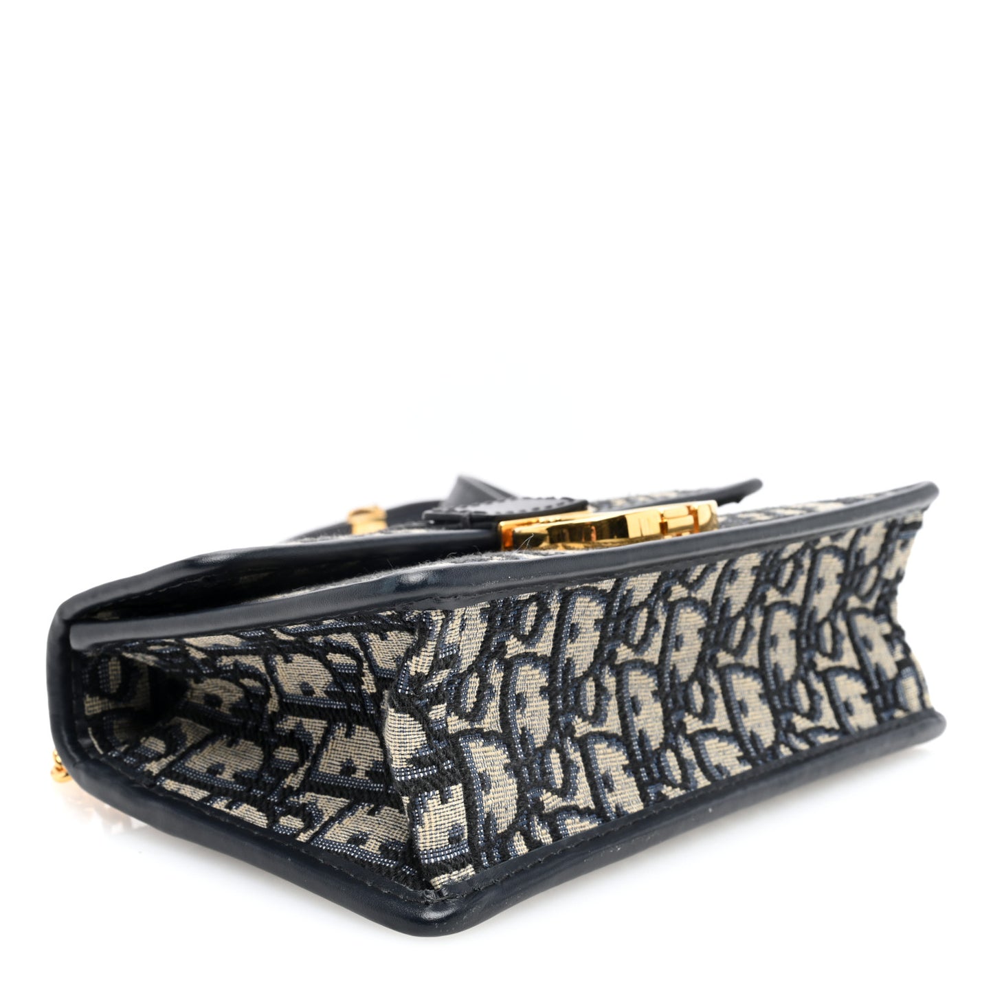 Oblique 30 Montaigne East West Chain Flap Bag Blue