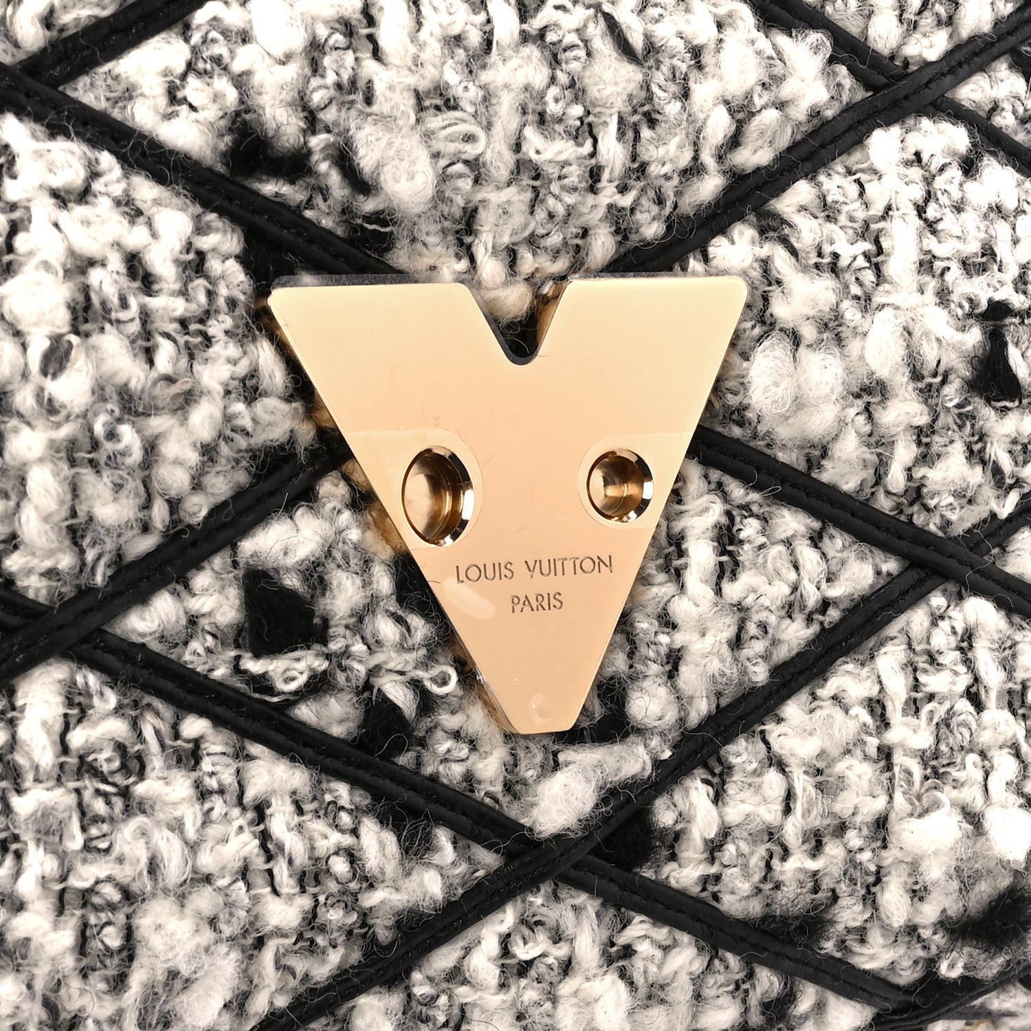 Louis Vuitton Tweed Malletage GO-14 MM Heathered Grey 9 of 12