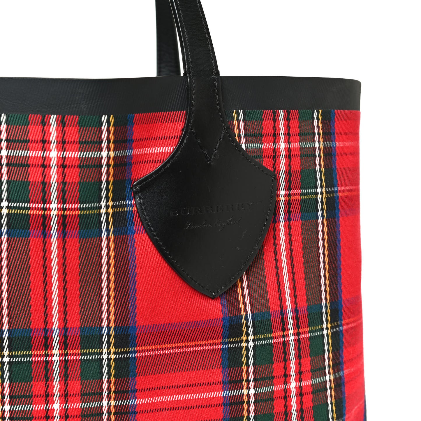 Vintage Check Medium The Giant Reversible Tote Antique Yellow Bright Red