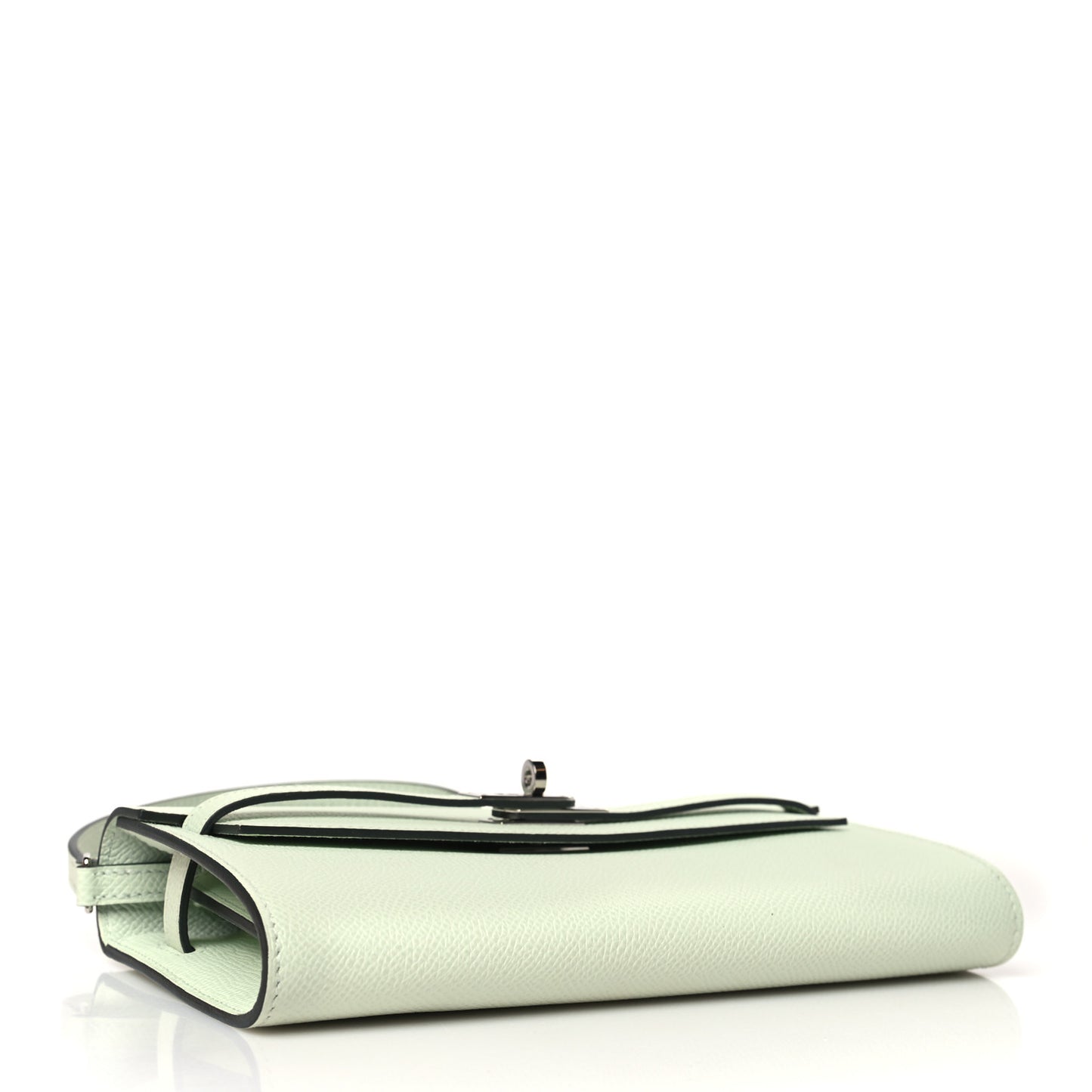 Epsom Kelly Wallet To Go Vert Fizz