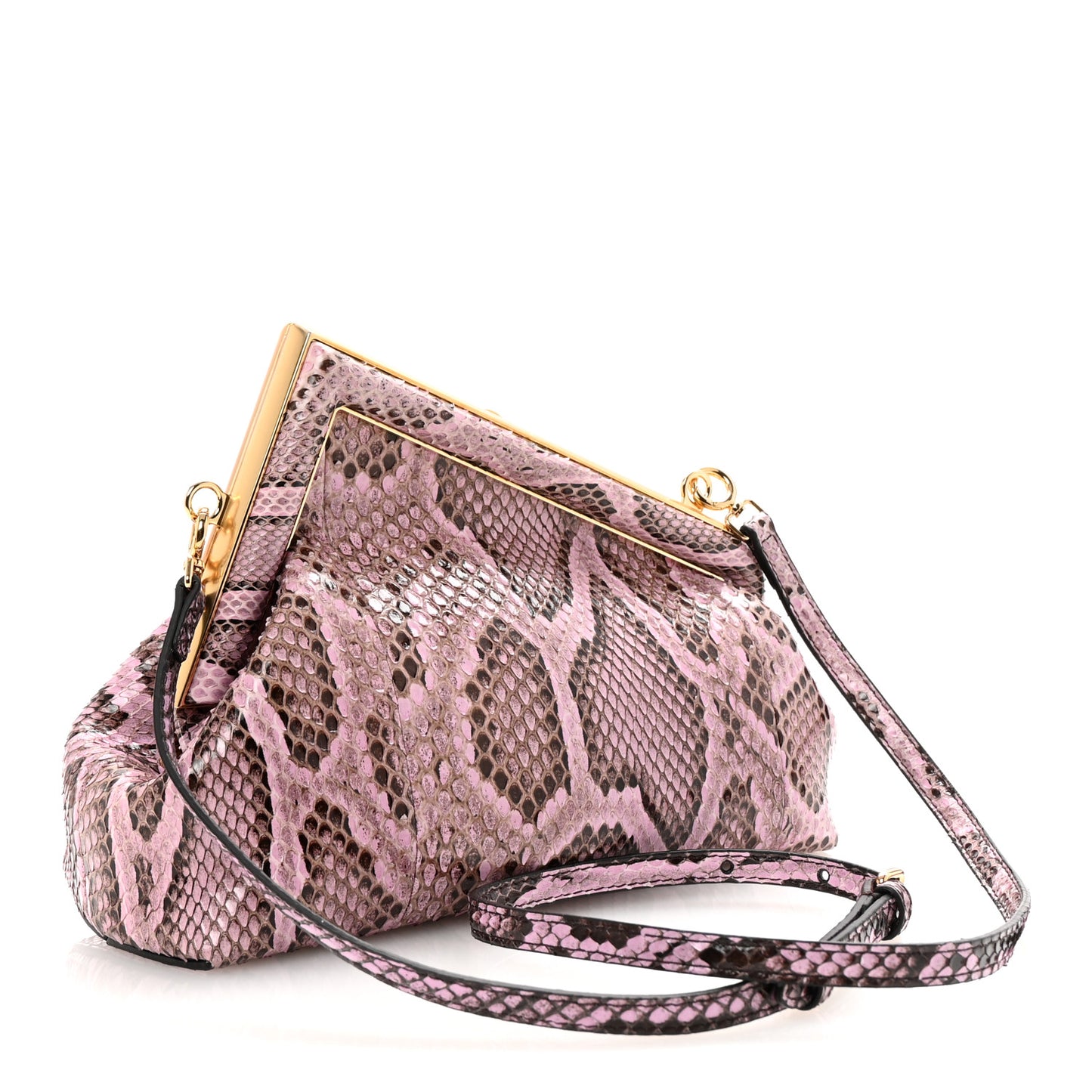 Snakeskin Small Fendi First Violetta