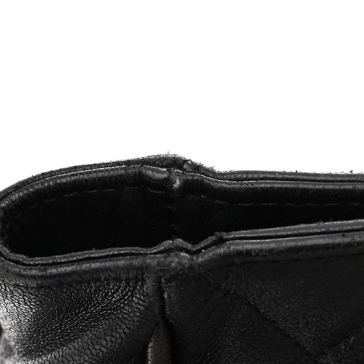 Chanel Lambskin Quilted Shopping Tote Black 13 of 18