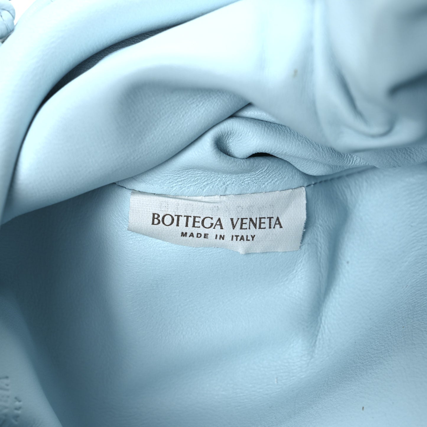 Nappa Intrecciato The Mini Pouch Ice