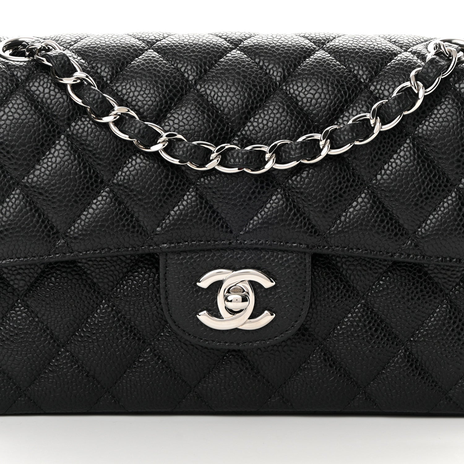 Chanel Caviar Quilted Small Double Flap Black 8 of 13