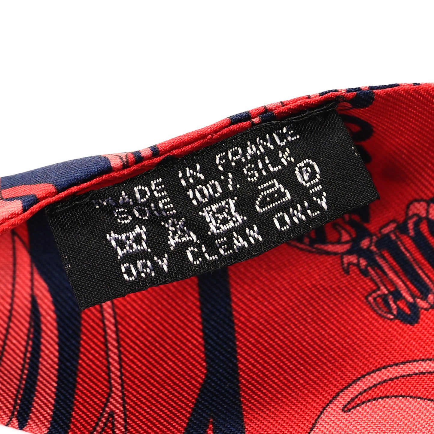 Silk Caleche Mors Et Bouteilles Twilly Rouge Marine Beige