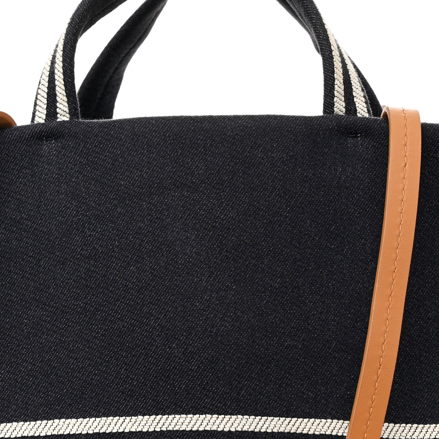 Denim Large Shopping Tote Blue