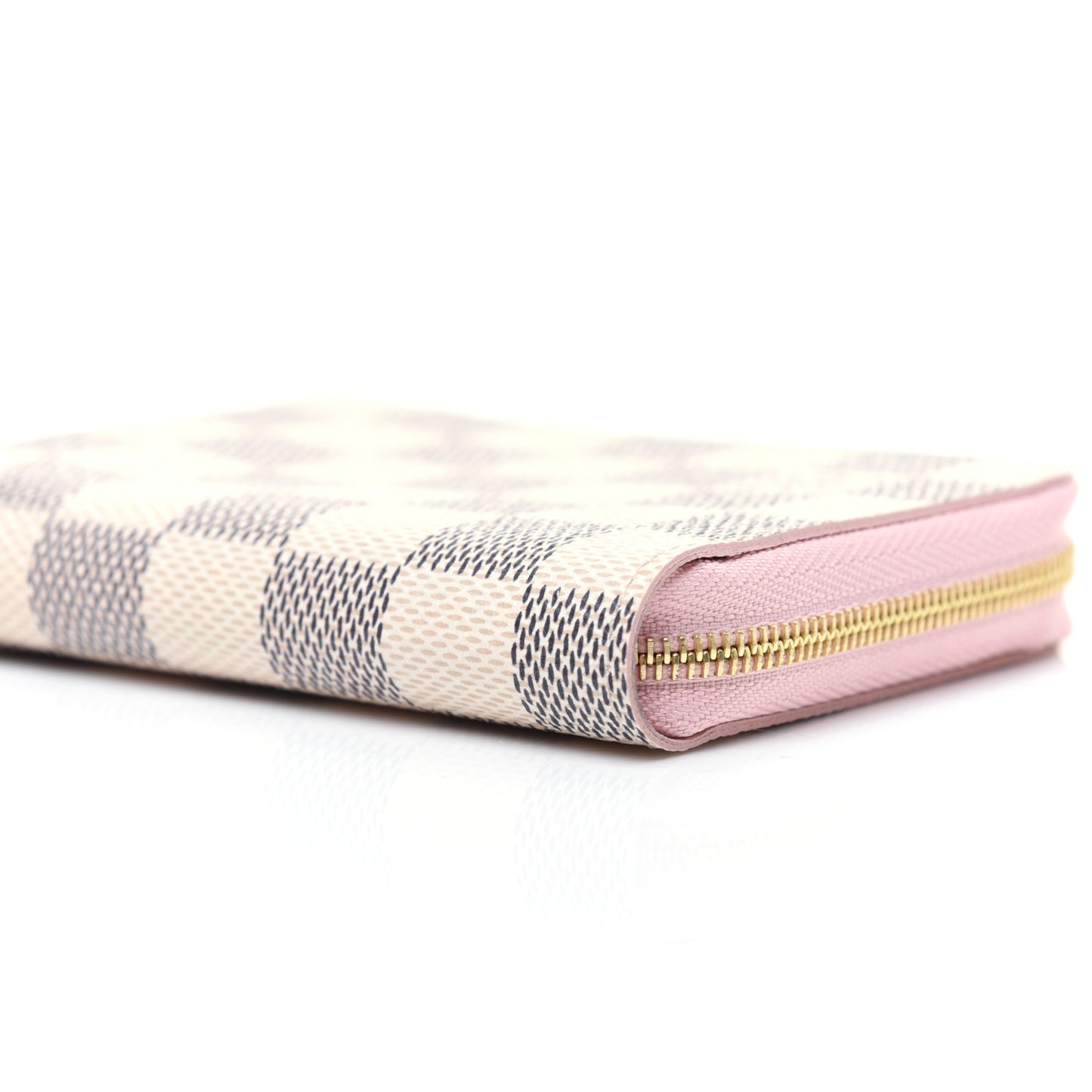 Damier Azur Zippy Coin Purse Rose Ballerine