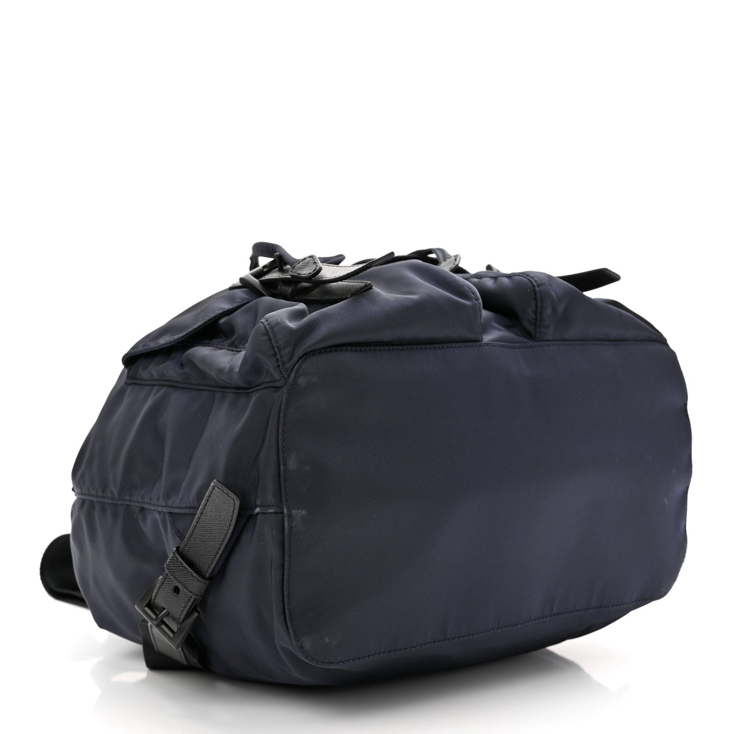 Re-Nylon Saffiano Medium Backpack Bleuette