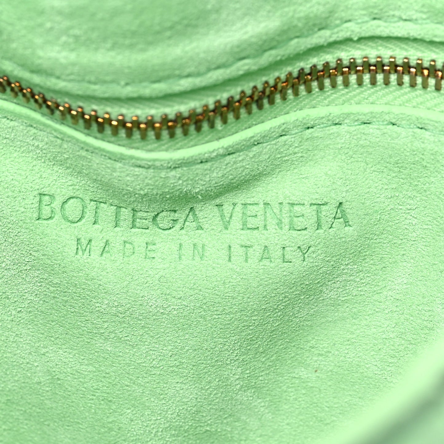 Suede Maxi Intrecciato Padded Chain Cassette Crossbody Bag Wasabi