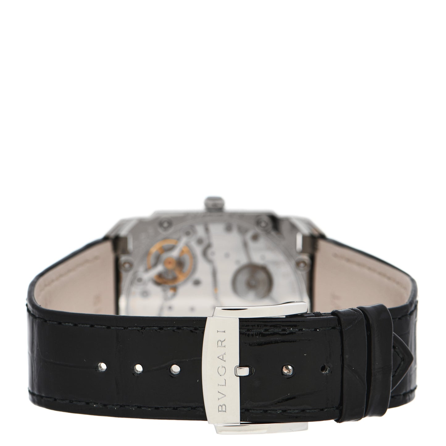 Platinum Alligator 42mm Octo Finissimo Extra Thin Automatic Watch