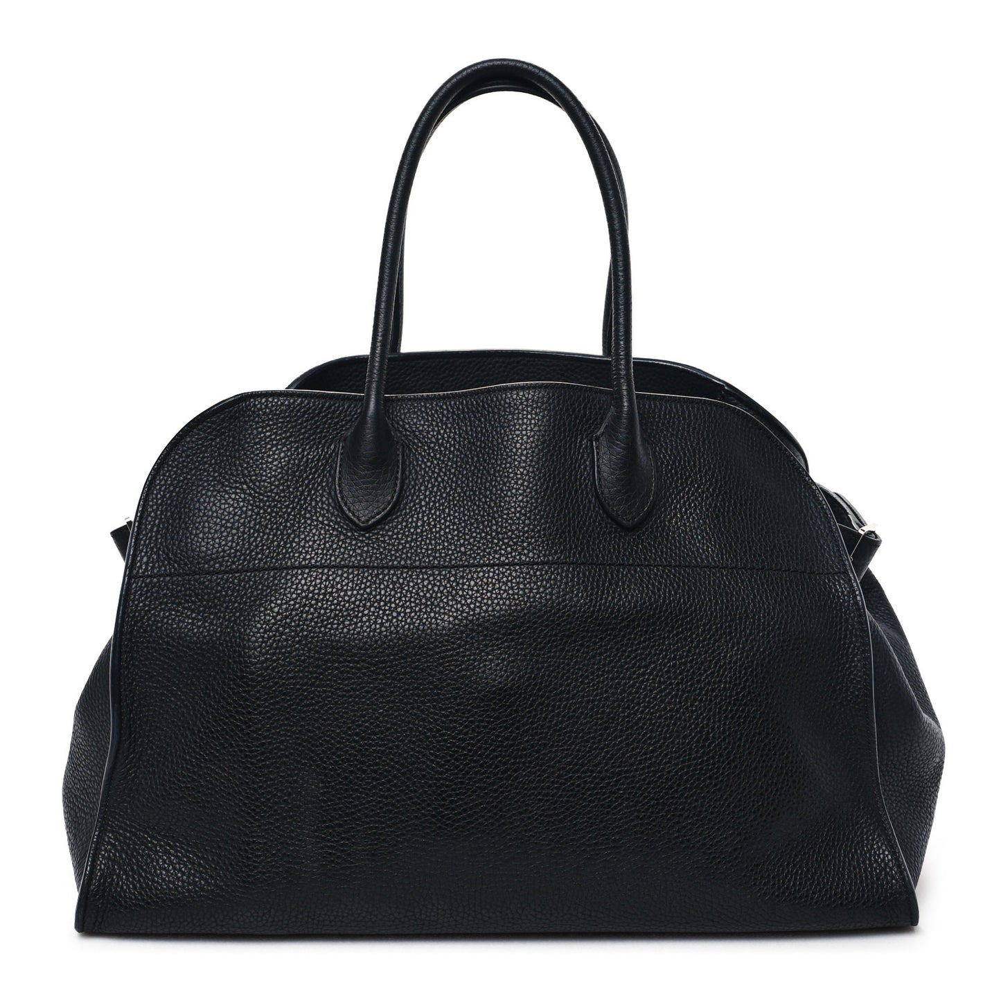 Matte Grained Calfskin Soft Margaux 15 Black