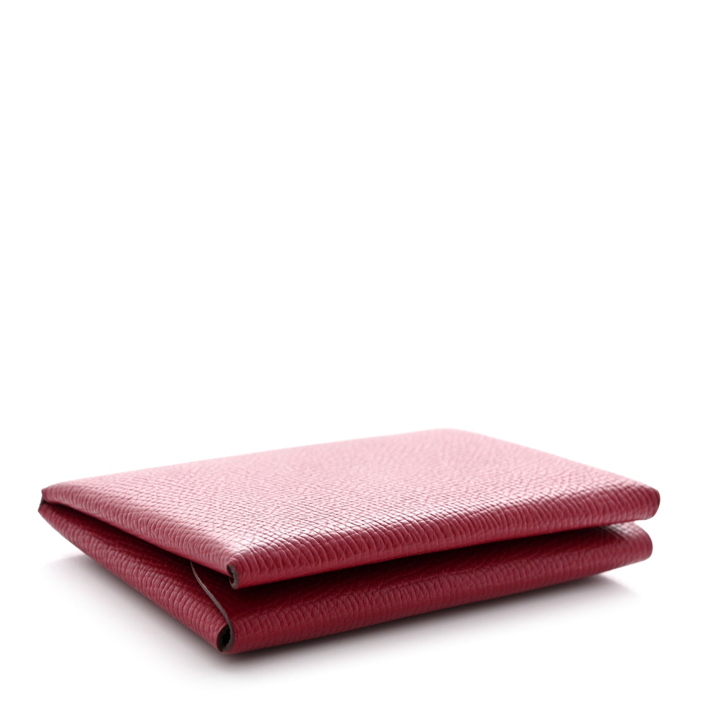 Epsom Calvi Duo Card Case Rubis