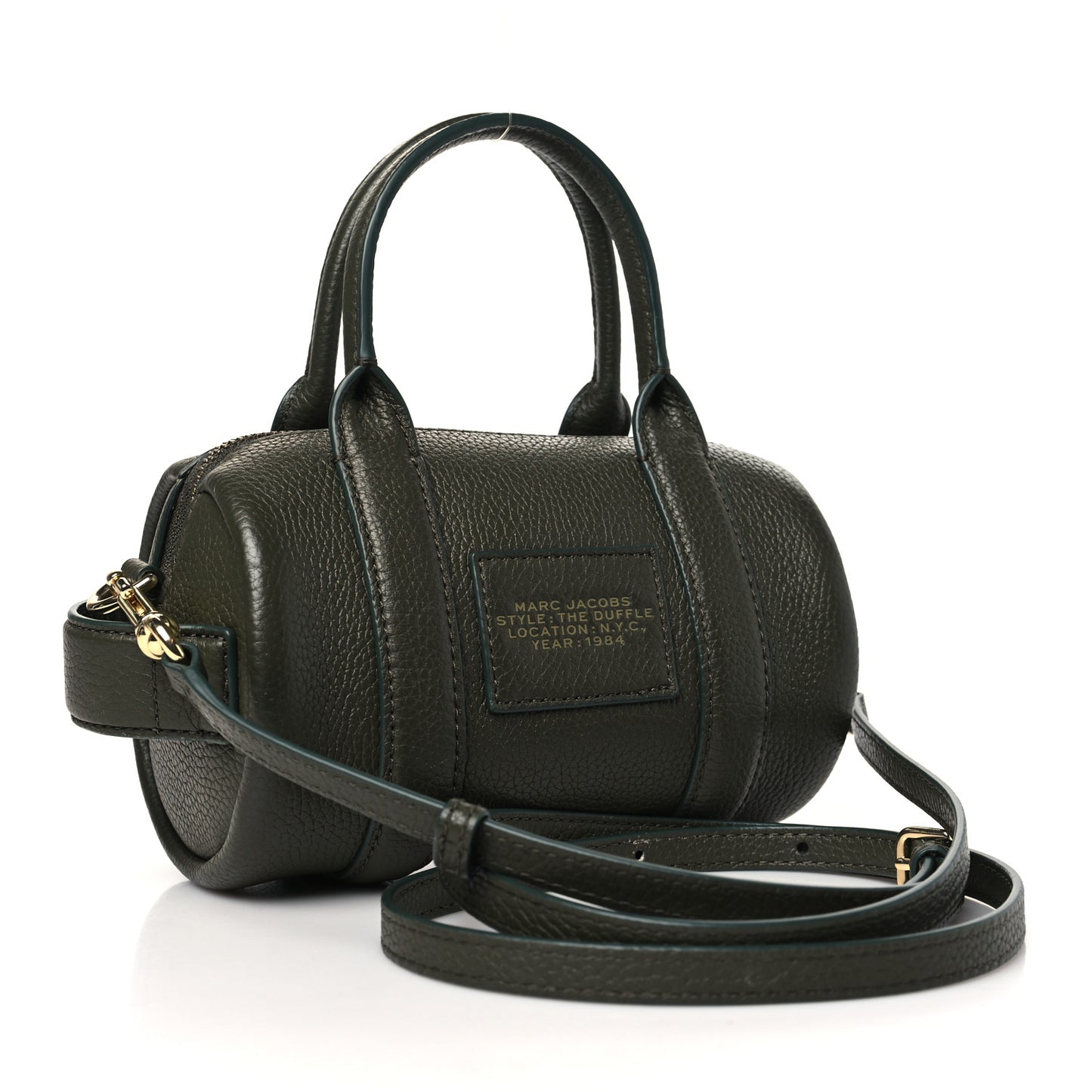Calfskin The Mini Duffle Bag Forest Green